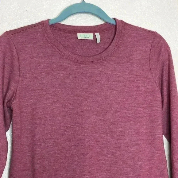 LoGo by Lori Goldstein Loungewear Peplum Sweatshir - Picture 3 of 7